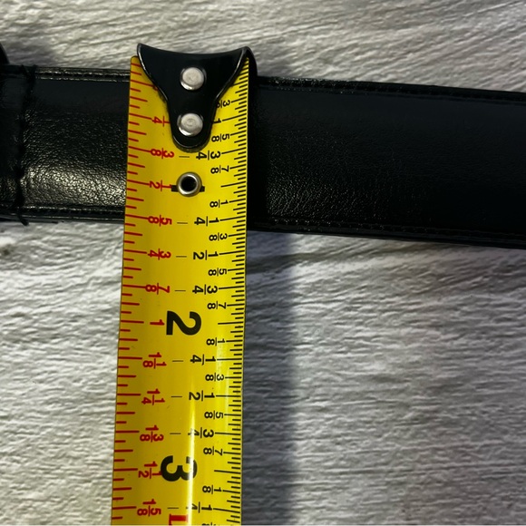 1 Black, 1 Brown Leather Belts - Set of 2 - Picture 5 of 12